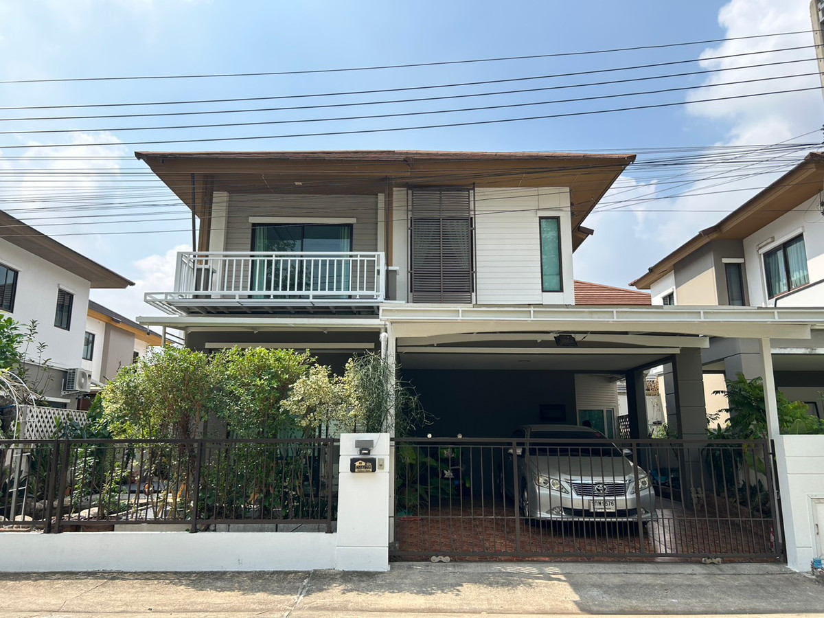 RENT บ้านเดี่ยววิวสวนหายาก! : Pruksa Ville 73 Garden พร้อมอยู่