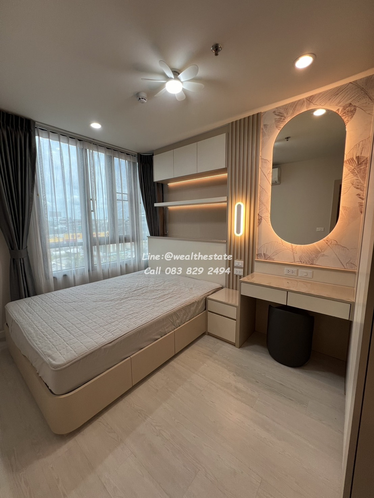 ขายคอนโด นิว โนเบิล แจ้งวัฒนะ 3 ห้อง 2 ห้องน้ำ 57.26 ตร.ม. บิวท์อินเสร็จใหม่ ห้องมุม  – รูปที่ 3