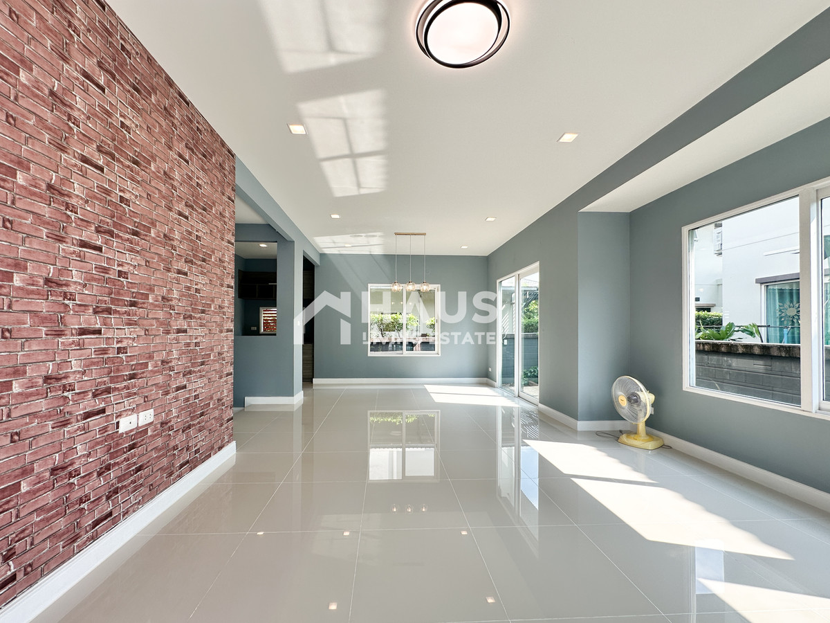 🚨 Urgent! In front of the house, don't hit anyone. (Newly decorated, ready to move in) Best value in the area 🔥 Single house for sale, Saransiri Tiwanon - Chaengwattana 2 🔥 Saransiri Tiwanon - Chaengwattana 2 / 3 bedrooms #HCWT022 – รูปที่ 3
