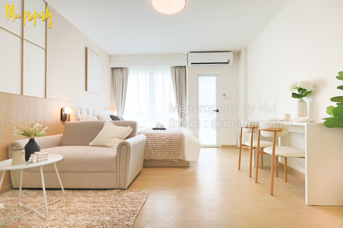 #Condo for sale, ready to move in, I-House Rama 9 (I-House Rama 9) Studio 27 sq m., near Piyawet Hospital, Rama 9, newly renovated room, beautiful, ready to move in, suitable for own living or renting out ME-257