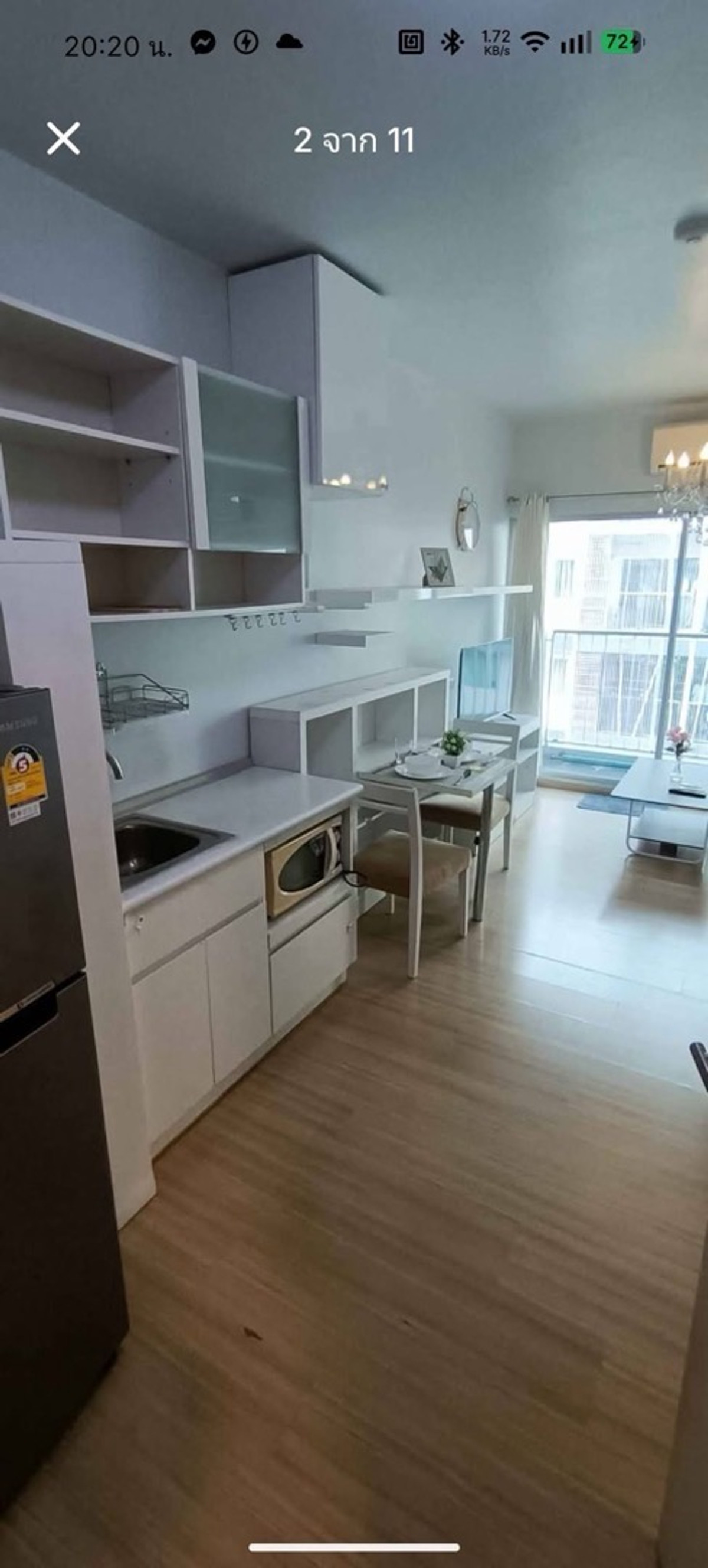 For Rent :  A space Asoke-Ratchada 1ห้องนอน 1ห้องน้ำ ห้องสวย เฟอร์นิเจอร์ครบ พร้อมเข้าอยู่