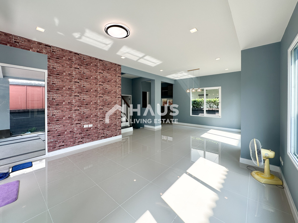 🚨 Urgent! In front of the house, don't hit anyone. (Newly decorated, ready to move in) Best value in the area 🔥 Single house for sale, Saransiri Tiwanon - Chaengwattana 2 🔥 Saransiri Tiwanon - Chaengwattana 2 / 3 bedrooms #HCWT022 – รูปที่ 4
