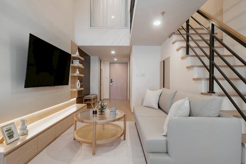 +++เช่าด่วน+++Culture Chula** Duplex 2 ห้องนอน 56 ตร.ม. แต่งครบพร้อมอยู่!!!