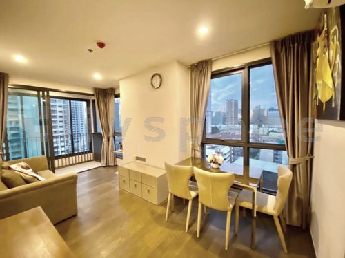 ▚ LH182ツ For Rent: Ideo Q Siam - Ratchathewi 2BR 52sqm. 35K🏙️✨ Private Lift Access, Corner Unit, Garden View, Fully Furnished!