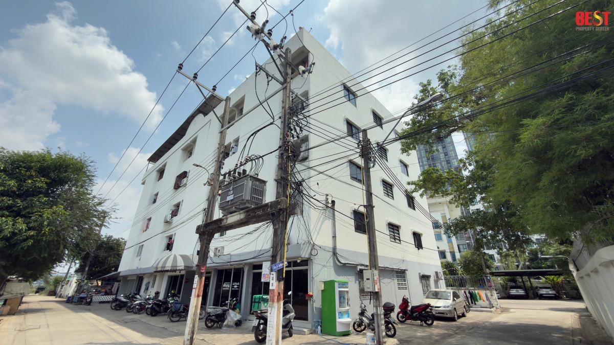 Whole portfolio for sale, 57 rooms, Phuengboon Mansion, Ramintra 79, potential location opposite Synphaet Hospital, Ramintra, continuously full of tenants. Ready to receive income immediately