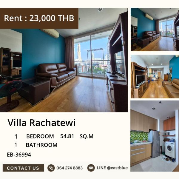 02/10/2026, For Rent: Villa Rachatewi, 54 sqm by BTS Ratchathewi 🔑 0642748883