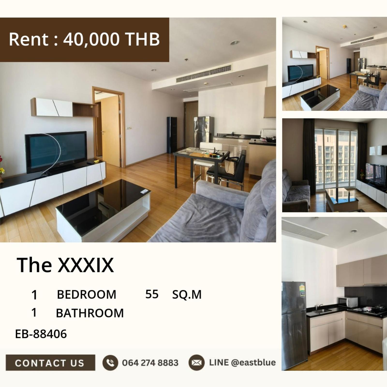 17/07/2026, 🔥 The XXXIX is fully equipped! Luxury condo 1 bedroom 55 sq.m. near BTS with speakers
💎 Only 40,000/month. Complete luxury for urban lifestyle 0642748883 17/07/2026, 🔥 The XXXIX is fully equipped! Luxury condo 1 bedroom 55 sq.m. near BTS with speakers
💎 Only 40,000/month. Complete luxury for urban lifestyle 0642748883