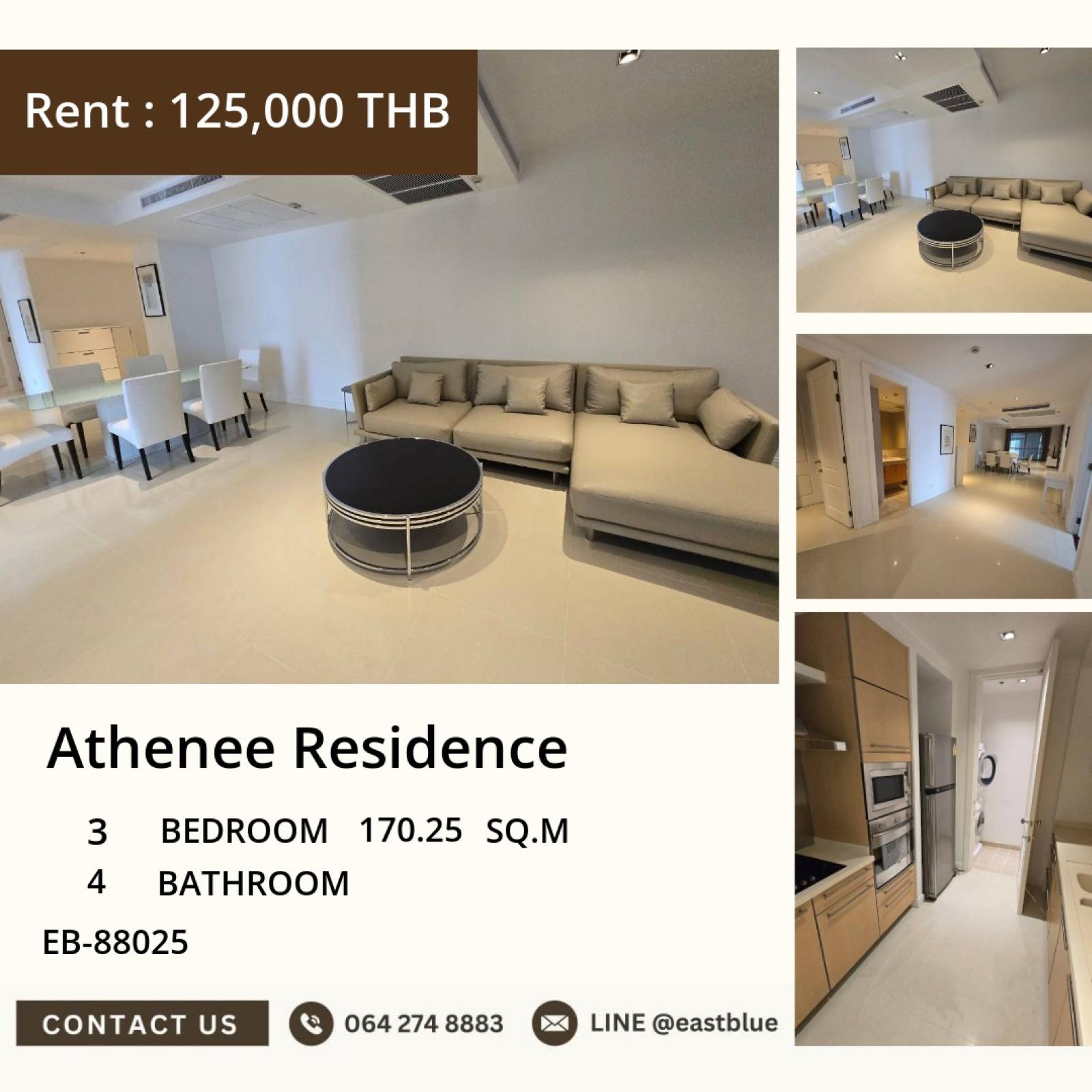 🔥 Open your heart! Luxury condo in Ploenchit area Athenee Residence
🌟 3 large bedrooms with a good view, close to Ploenchit BTS, only 125,000 baht/month 0642748883 🔥 Open your heart! Luxury condo in Ploenchit area Athenee Residence
🌟 3 large bedrooms with a good view, close to Ploenchit BTS, only 125,000 baht/month 0642748883
