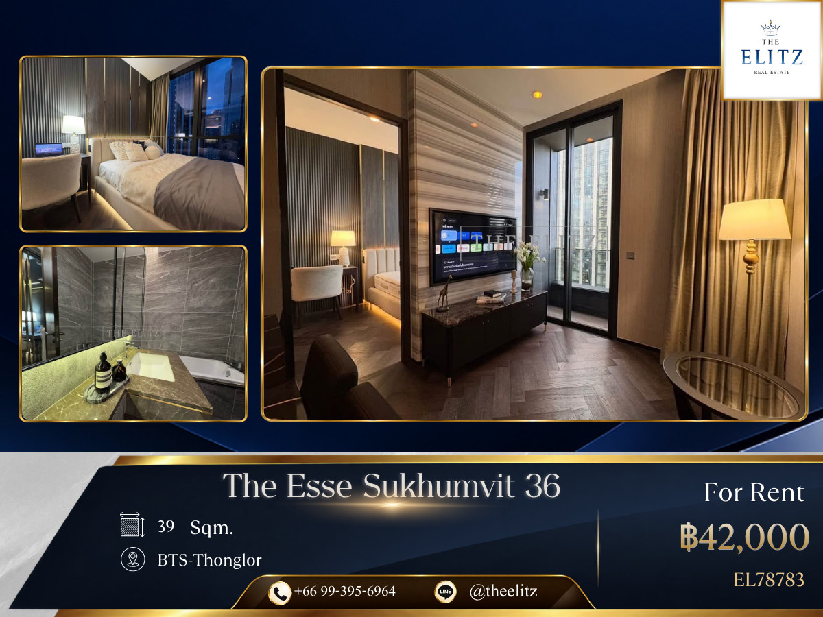 ✨ Exclusive Metropolitan Residence in Thonglor Golden Zone | Top-tier amenities, stylish interiors & effortless Sukhumvit Connectivity - Tailored for Trendsetters ✨