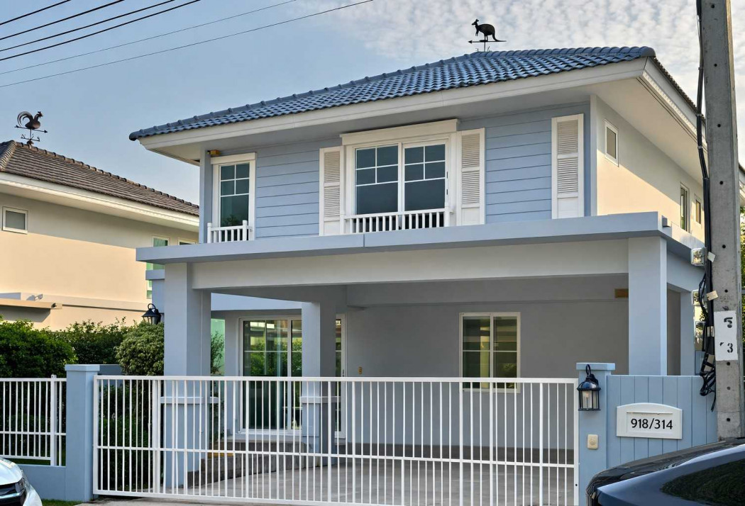 Single house for sale, Villaggio Prachauthit 90, 134 sq m, 51 sq wah, near Big C Prachauthit.