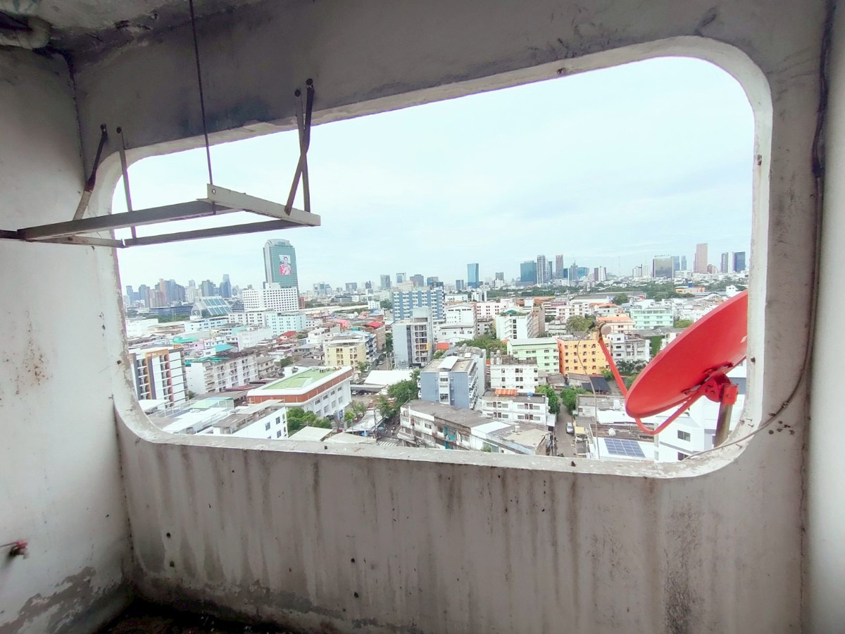D.D. Tower Condo, large room, comfortable, near MRT Huai Khwang. – รูปที่ 4