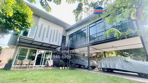 บ้านเดี่ยว 2 ชั้น 70 ตร.ว. หมู่บ้านเสนานิเวศน์ โครงการ1 ถนนเกษตร-นวมินทร์ ถนนเสนานิคม1 เขตลาดพร้าว กรุงเทพมหานคร