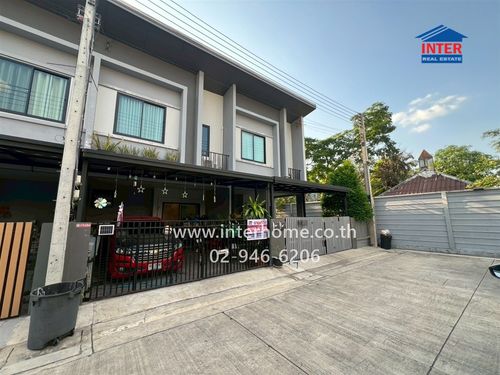 Townhouse, 2 floors, 20.1 sq m, Britannia Village. Ring Road - Hathairat Soi Hathairat 55 Hathairat Road, Lam Luk Ka Road, Lam Luk Ka, Pathum Thani