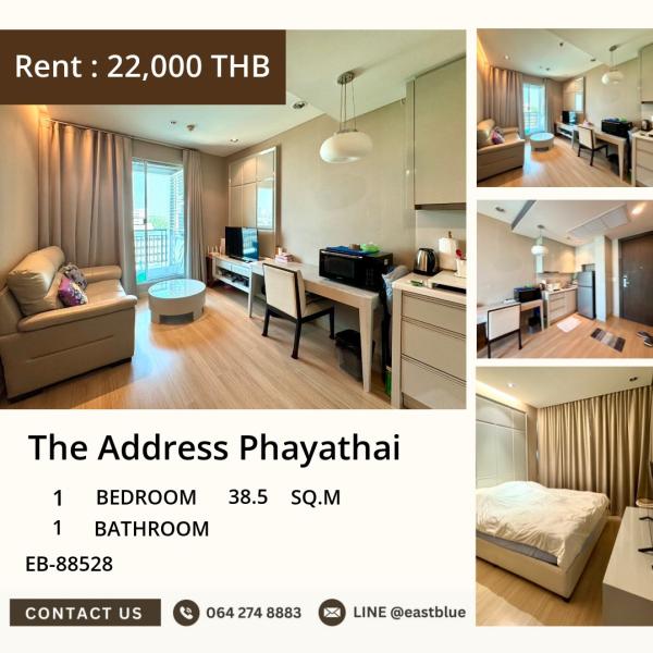 05/10/2026, 🏡 ใกล้ BTS พญาไท! คอนโดหรูใจกลางเมือง แค่ 22,000 บาท/เดือน 🔑

คอนโด The Address Phayathai สเปซกว้าง 38.5 ตร.ม. ส่วนตัวสูงสุด 0642748883
