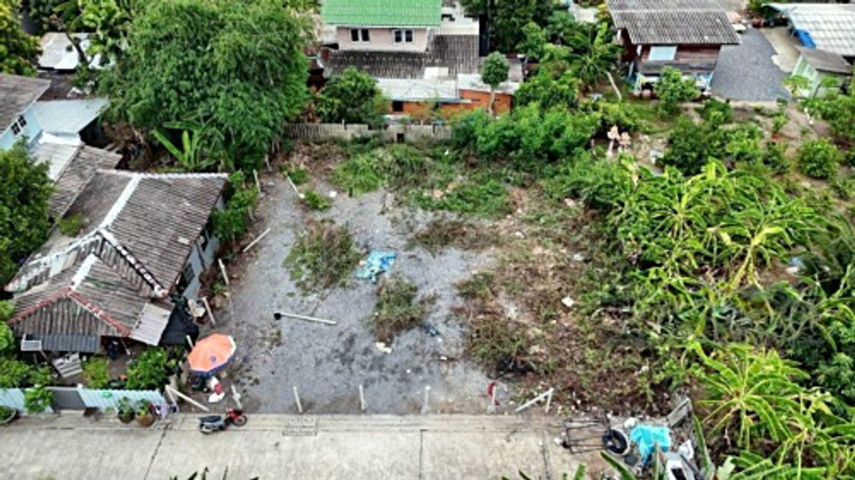 Land for sale, already filled in, Khubon Road 25, size 97 square meters, near Fashion Island (N.2039)