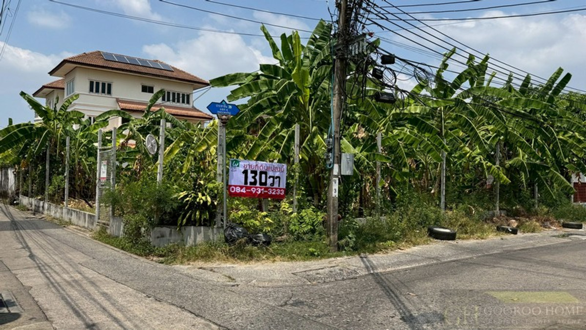 ขายที่ดินแปลงมุม 130 ตรว ติดถนน 2 ด้าน ประชาชื่น 28 ทำเลทองใกล้รถไฟฟ้า 2 สาย เข้าออกได้ 2 ทาง ขายที่ดินแปลงมุม 130 ตรว ติดถนน 2 ด้าน ประชาชื่น 28 ทำเลทองใกล้รถไฟฟ้า 2 สาย เข้าออกได้ 2 ทาง