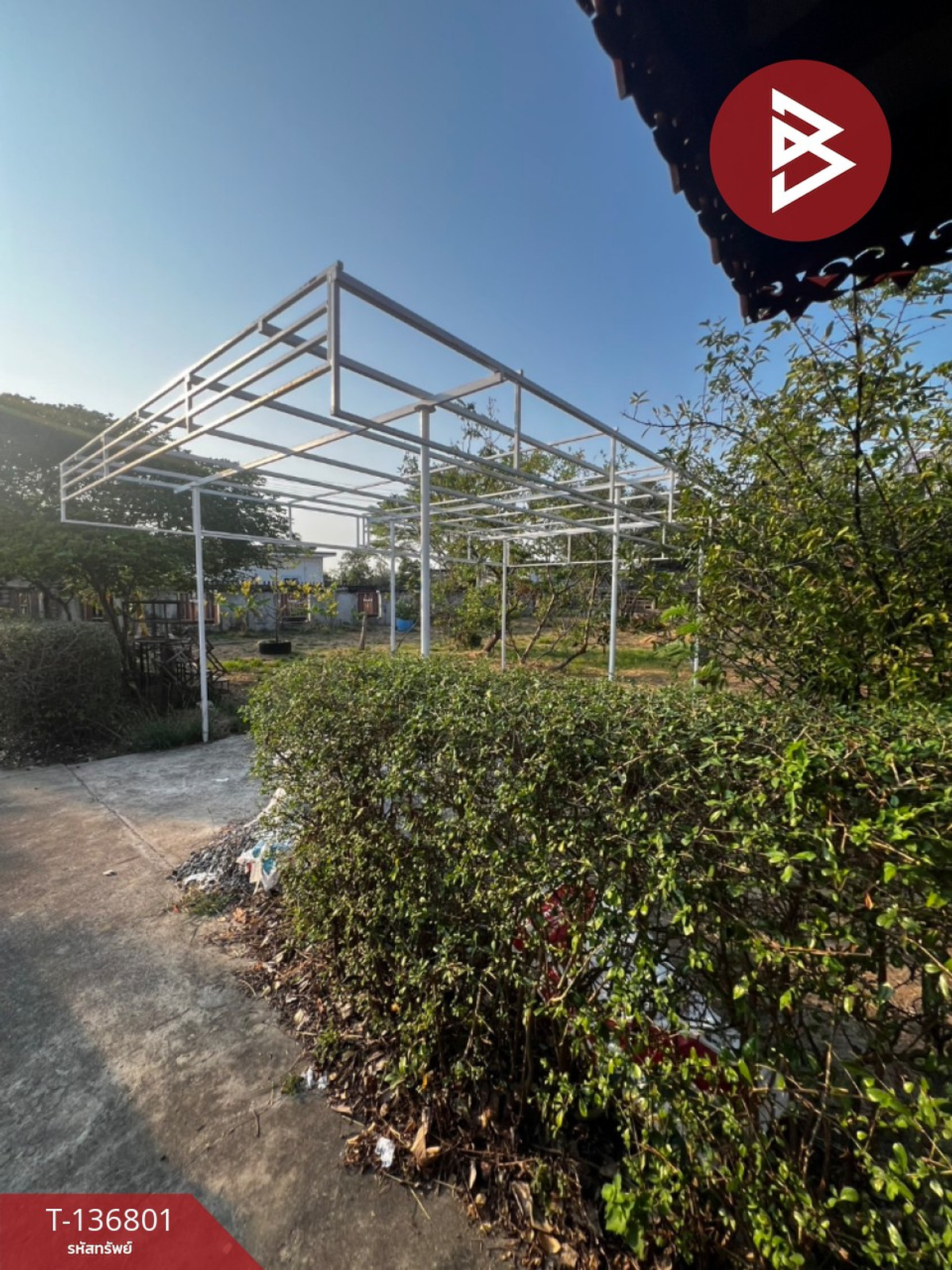 Single house with land for sale, area 1 rai 55 square wah, Bang Samak, Bang Pakong, Chachoengsao. – รูปที่ 4