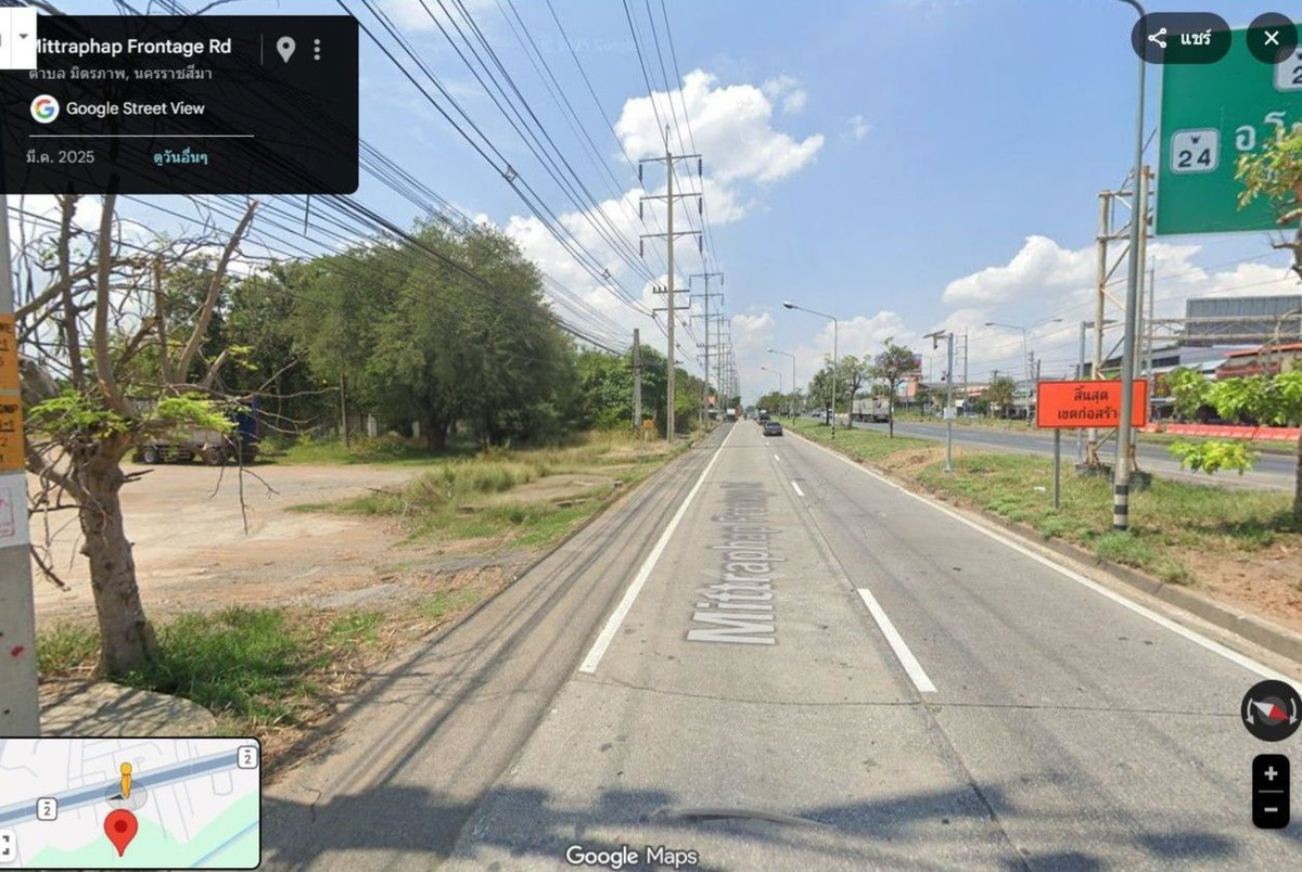 ขายที่ดินผังชมพู นครราชสีมา หน้ากว้างติดถนน มิตรภาพ ประมาณ 86 เมตร  อำเภอสีคิ้ว ขนาด 51 ไร่ ราคารวม 118 ล้าน – รูปที่ 2