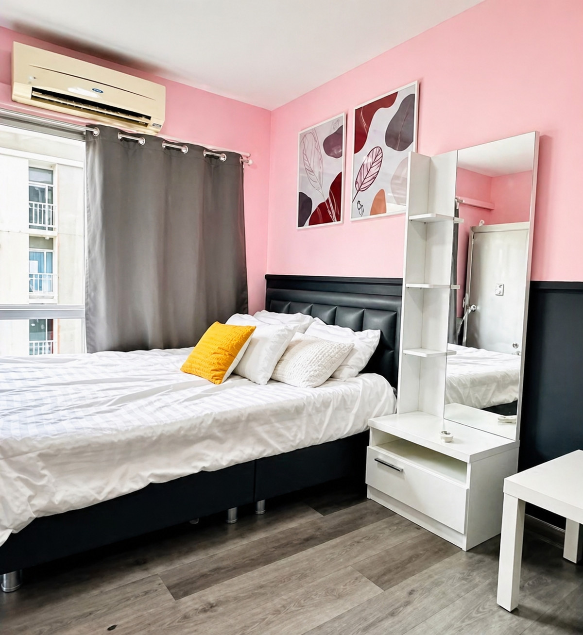 For sale: Plum Condo Lat Phrao 101, complete with furniture + air conditioning, ready to move in. Near The Mall Bangkapi For sale: Plum Condo Lat Phrao 101, complete with furniture + air conditioning, ready to move in. Near The Mall Bangkapi