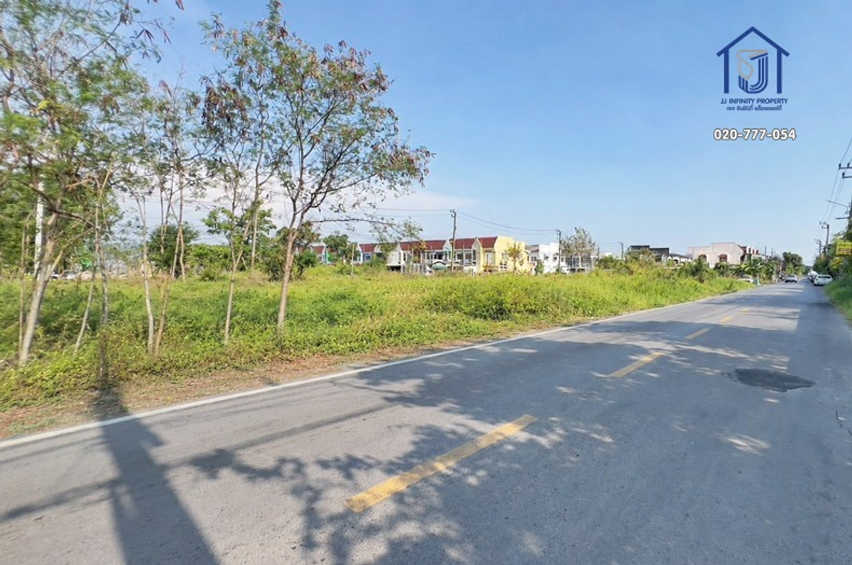 Land for sale, already filled, 664 square wah, Soi Somapha, Phraya Suren Road 35, near the Pink Line BTS. – รูปที่ 2
