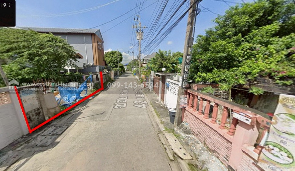 Empty land for sale, Nawamin 42, Intersection 27, area 56 sq m., already filled, near Chocolate Ville, near Fashion Island, Khlong Kum Subdistrict, Bueng Kum District, Bangkok. – รูปที่ 3