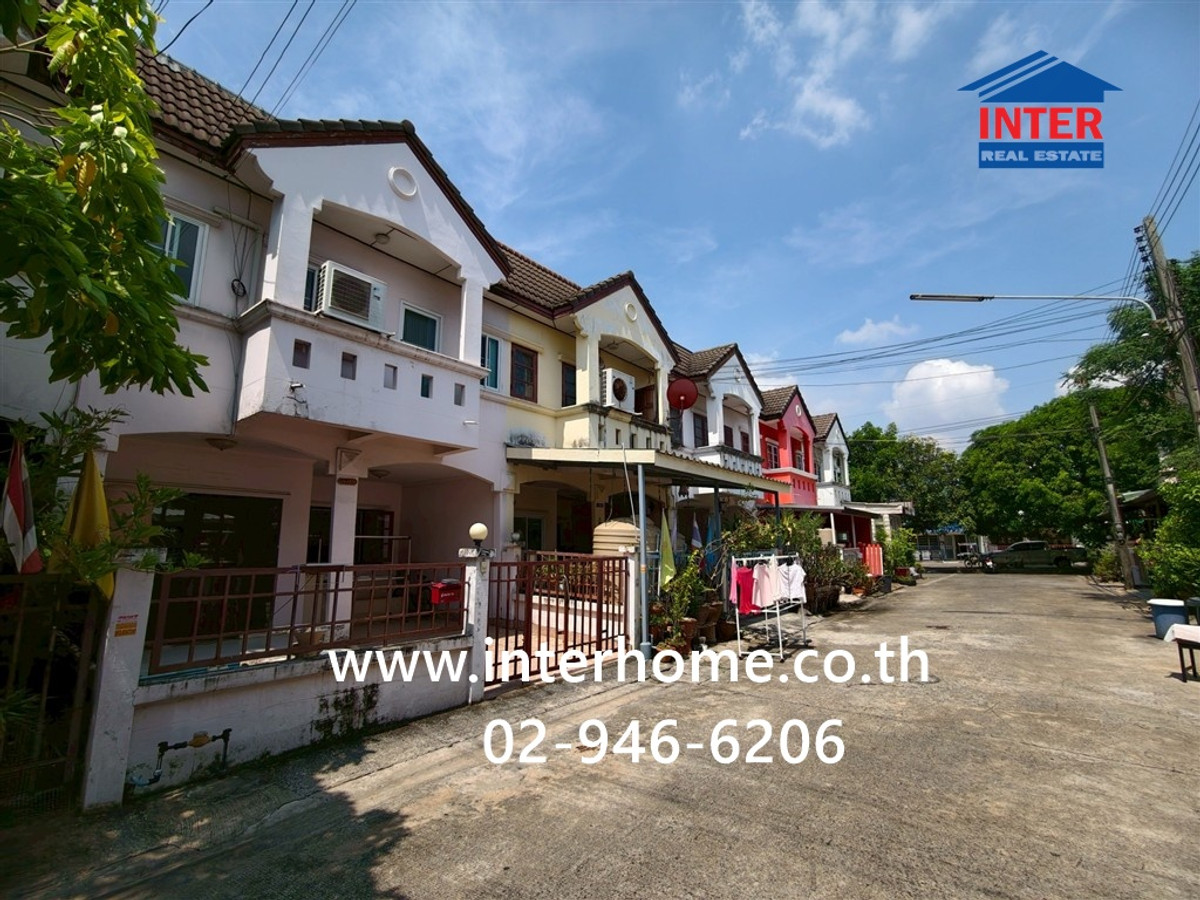 ทาวน์เฮ้าส์ 2 ชั้น 24 ตร.ว. หมู่บ้านฟ้ารังสิต คลอง 4 ถนนเลียบคลองรังสิต ถนนรังสิต-นครนายก ธัญบุรี ปทุมธานี – รูปที่ 2