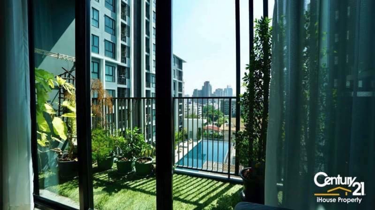 ให้เช่า/ขาย Quinn Condo 1bed 45ตรม. ทิศใต้ ห้องมุม เงียบสงบ วิวสระสวย(ทางยาว) ตึกA ชั้น8 รับเอเจนท์ – รูปที่ 2