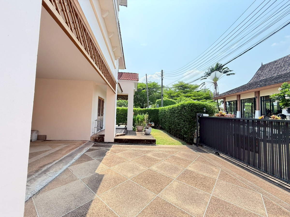 ขายบ้านเดี่ยว มณีรินทร์ พาร์ค รังสิต หลังมุม | หน้าสโมสร | วิวโล่ง เป็นส่วนตัวสุดๆ – รูปที่ 2