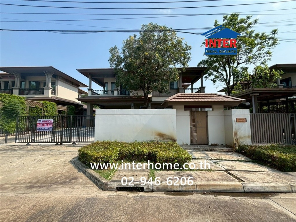 บ้านเดี่ยว 2 ชั้น 117.3 ตร.ว. หมู่บ้านมัณฑนาเลค วัชรพล ซอยสุขาภิบาล5 ซอย 63/2 ถนนสุขาภิบาล5 ถนนสายไหม เขตสายไหม กรุงเทพมหานคร