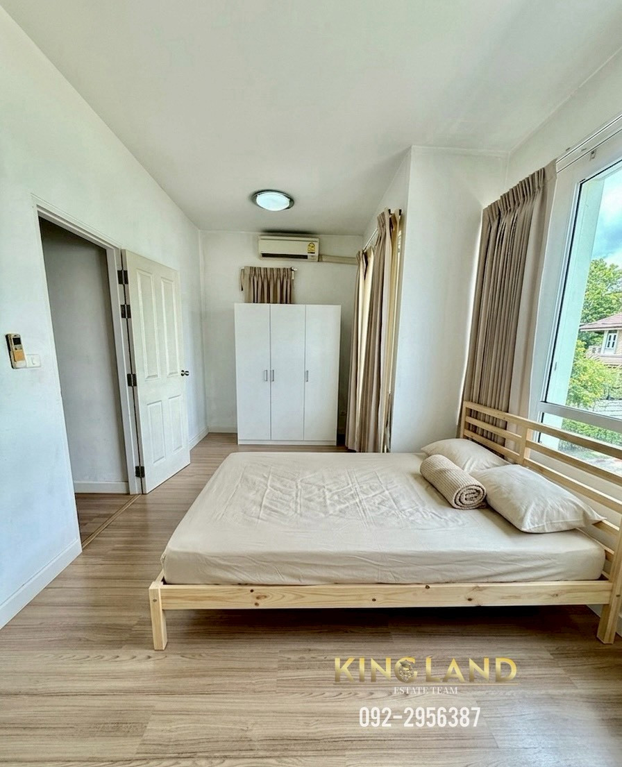 #ให้เช่าทาวน์โฮม 2 ชั้น หลังมุมติดสวน 2 ด้าน หมู่บ้านพลีโน่ วงแหวน-รามอินทรา ถนนเลียบคลองสอง มี 3 ห้องนอน 2 ห้องน้ำ #ใกล้FashionIsland10นาที เช่า 17,500 บาท/เดือน #พร้อมอยู่ #เลี้ยงสัตว์ได้ หลังริมหายากสุดๆ – รูปที่ 3