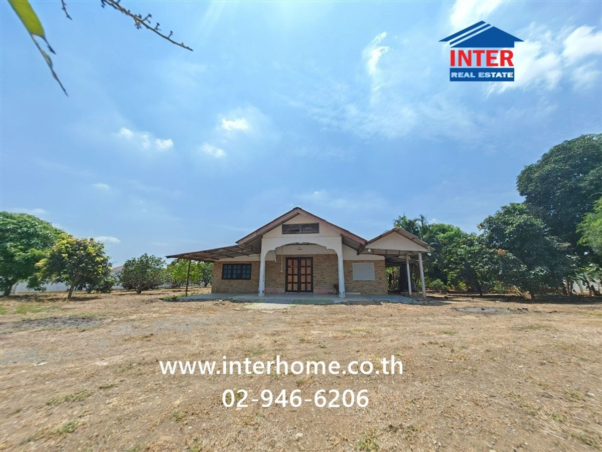 House + land, 1 floor, 1 rai 183 sq m. House + land, near the multipurpose hall, Ban Nong Buab Hom, Malai Man Road, rural highway 3440, Song Phi Nong, Suphanburi. – รูปที่ 2