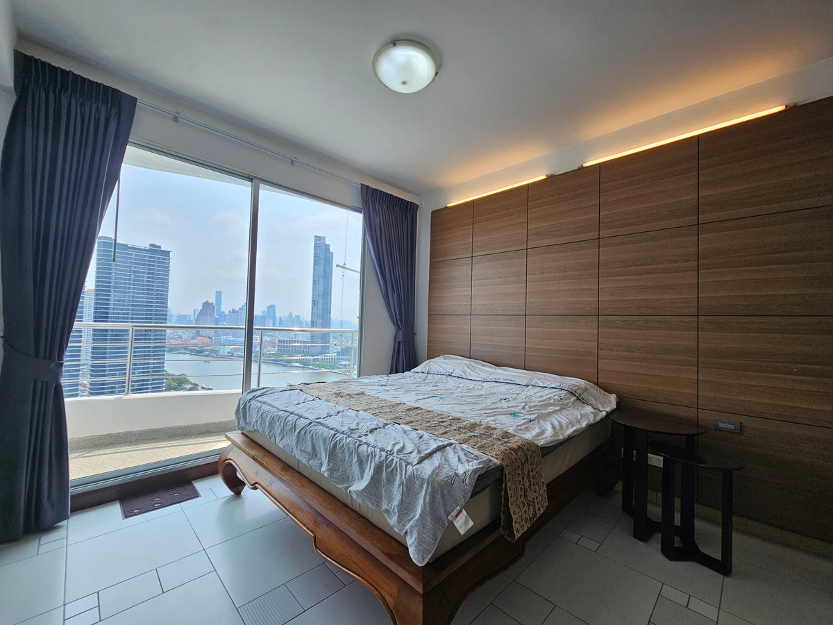 ชั้นสูง วิวสวย ราคาถูกสุดในตลาด Supalai River Place ห้อง Studio 35 ตร.ม. วิวเมือง ทิศเหนือ 