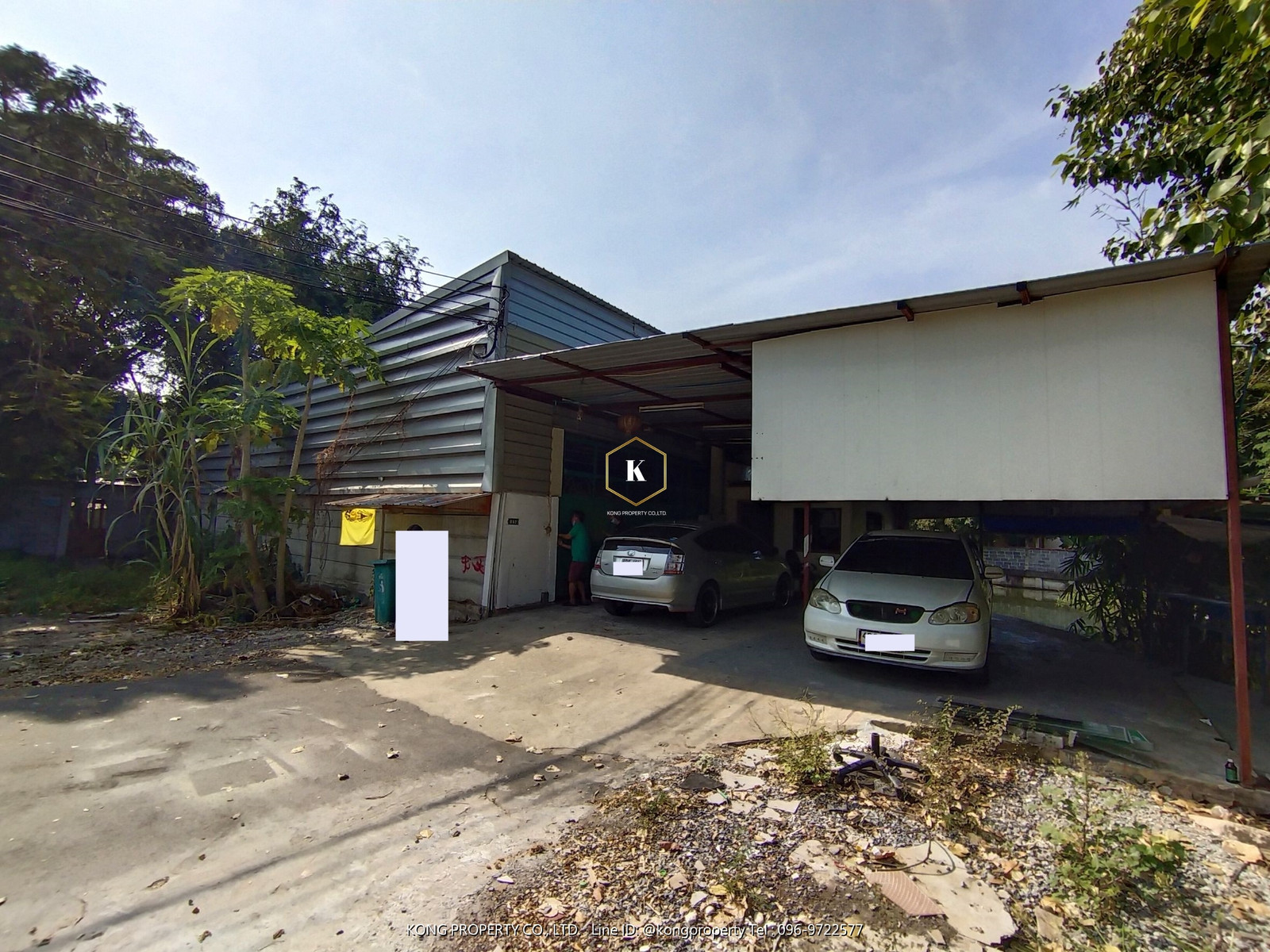 ให้เช่าโกดัง พัฒนาการ อ่อนนุช สวนหลวง กรุงเทพ พร้อมออฟฟิศ พื้นที่ 500 ตร.ม.  – รูปที่ 2