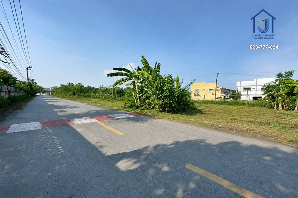 Land for sale, already filled, 664 square wah, Soi Somapha, Phraya Suren Road 35, near the Pink Line BTS. – รูปที่ 3