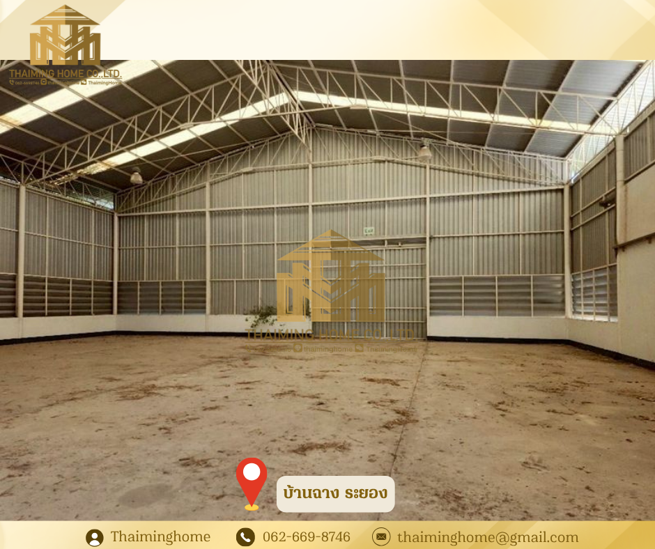 โรงงาน/โกดัง ให้เช่า พร้อมออฟฟิศ สำนักงาน พื้นที่สีเหลือง พร้อมลานอเนกประสงค์ สัตหีบ ใกล้สนามบินอู่ตะเภา(TW8-19226) – รูปที่ 3