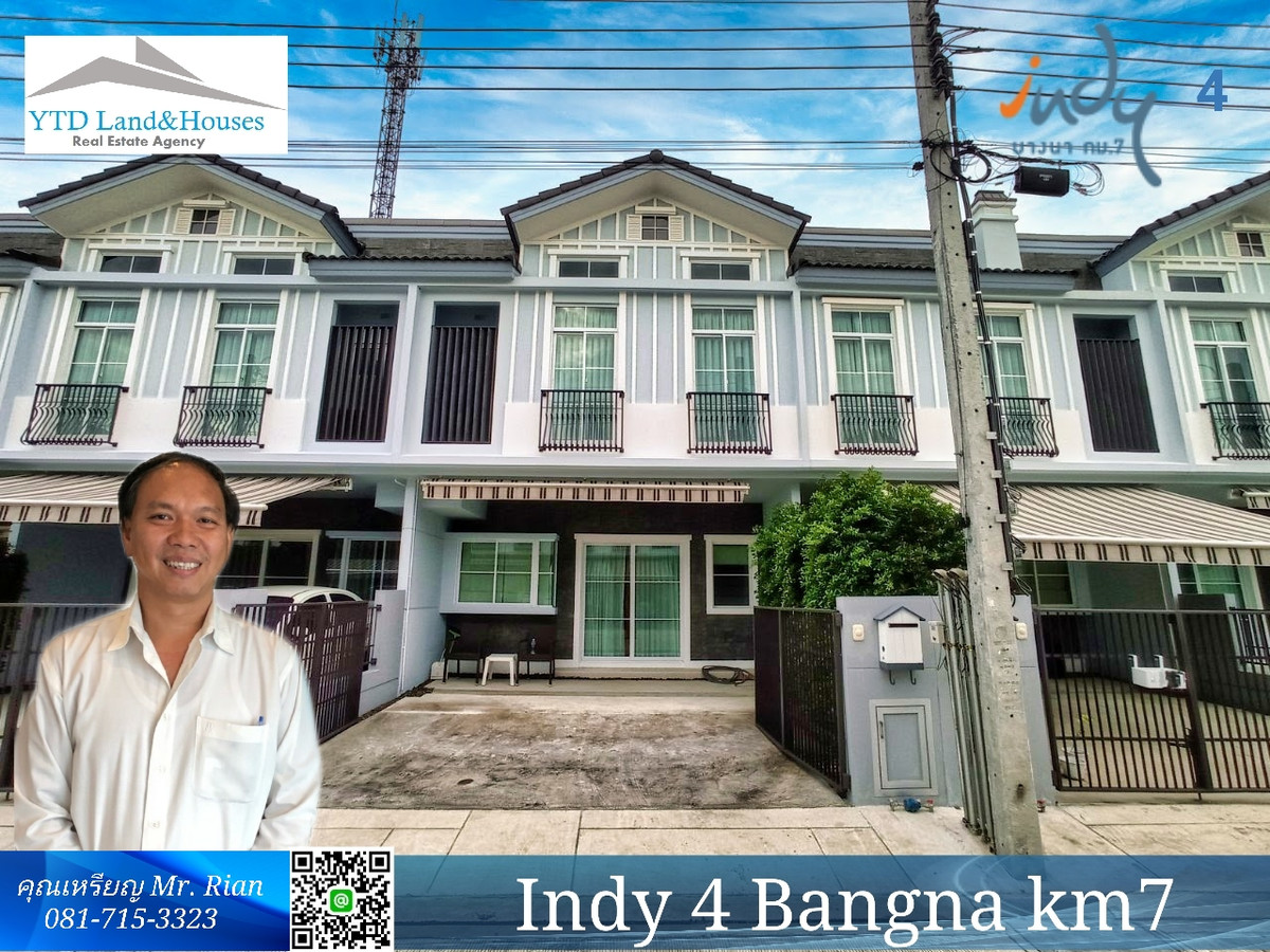 For sale/rent 2-storey townhome in Indy 4 Bangna Km.7 Listing No: YT12-1069 For sale/rent 2-storey townhome in Indy 4 Bangna Km.7 Listing No: YT12-1069