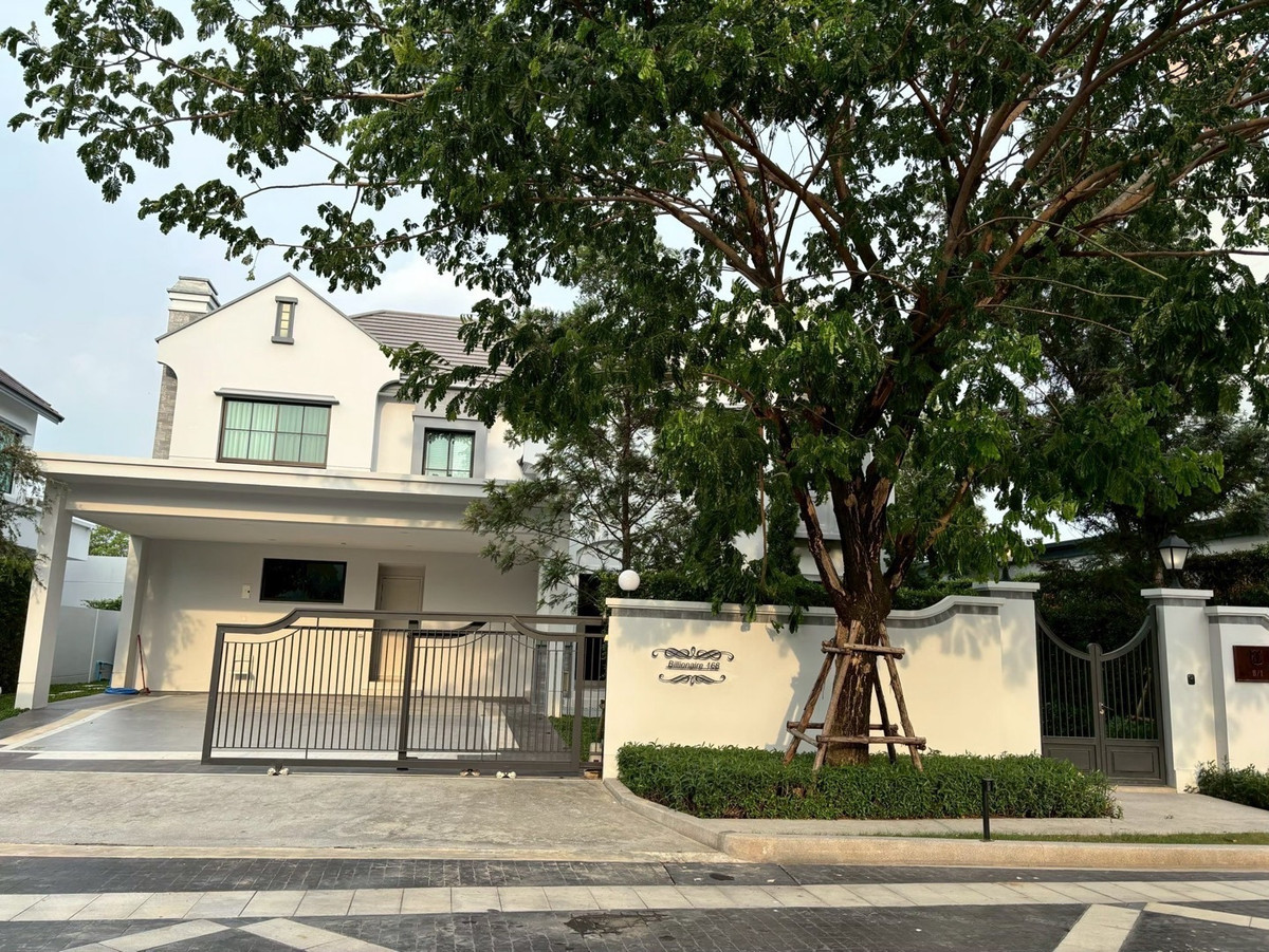 P0658/ขายและปล่อยเช่า Nantawan Rama 9 - New Krungthep Kreetha บ้านหรูสไตล์ French Eclectic หลังใหญ่ พร้อมเข้าอยู่
