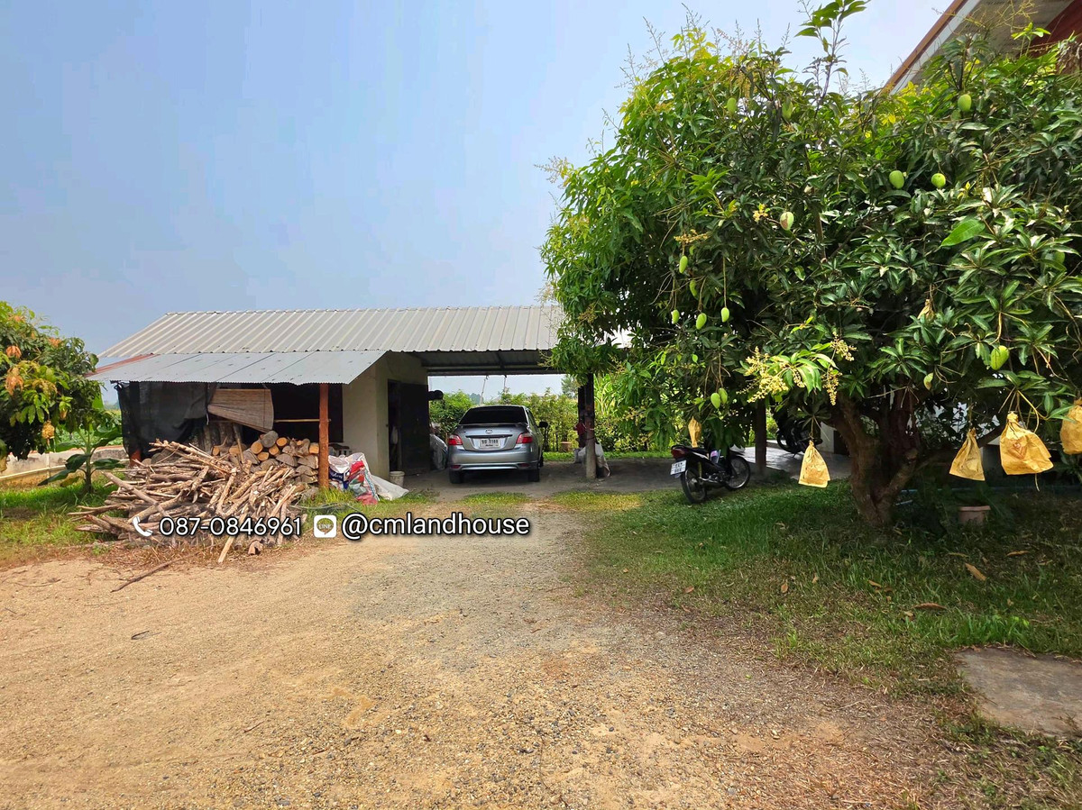 Baan Suan 293 sq m., Mae Faek Subdistrict, San Sai District, near Chedi Mae Krua Market. Near Chiang Mai-Phrao Road, only 300 m., there are buses passing by. – รูปที่ 4