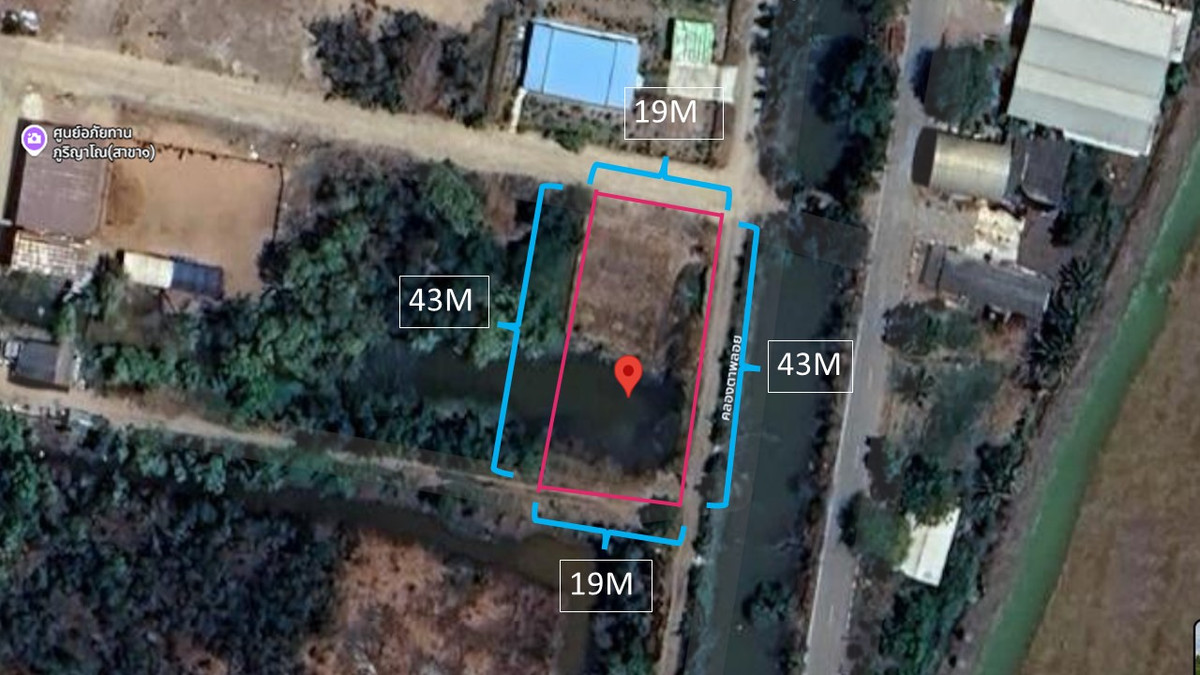 Land for sale, 200 square wah, Bang Luang Subdistrict, Bang Len District, Nakhon Pathom Province. – รูปที่ 2
