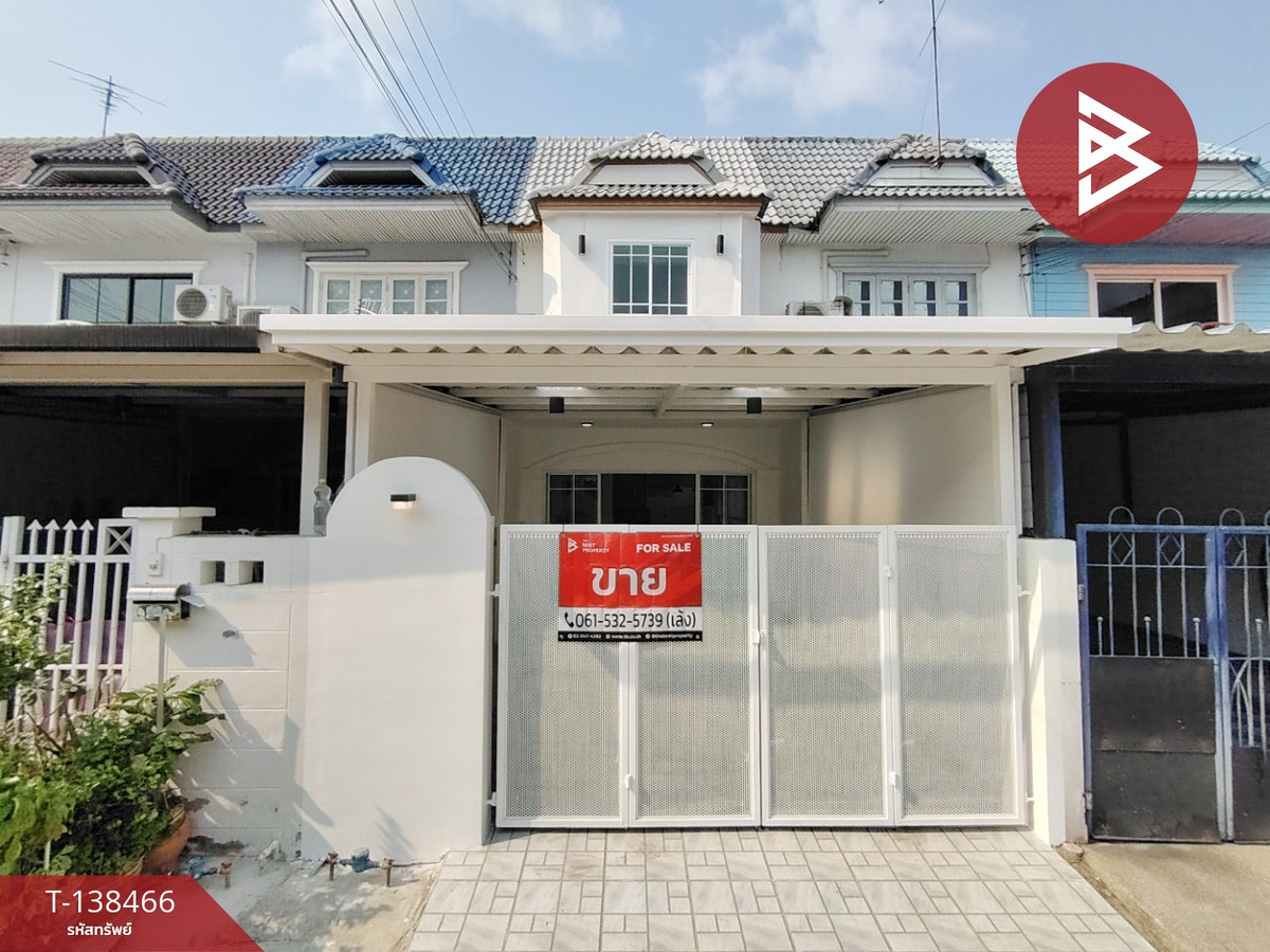 ขายทาวน์เฮ้าส์ หมู่บ้านมนวดี พาร์ค บางบัวทอง นนทบุรี พร้อมเข้าอยู่