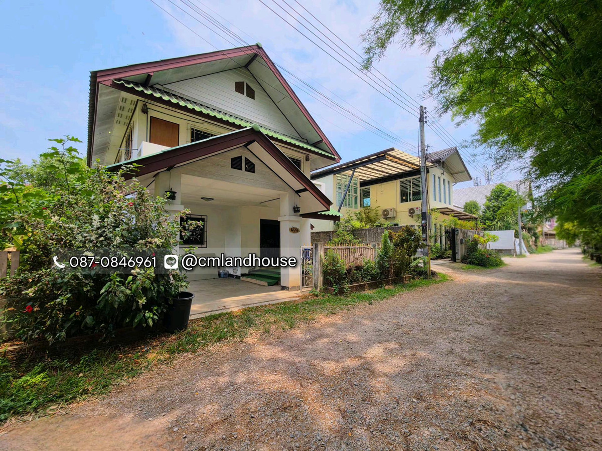 บา้นเดี่ยว ต.สุเทพ อ.เมือง ใกล้ มช. ที่สุด แค่ 1.5 กม. ใกล้วัดอุโมงค์ ใกล้ร้านบ้านข้างวัด ใกล้ ถ.คันคลอง 700 ม. ใกล้สนามบิน 3.5 กม. ท่ามกลางร้านอาหาร คาเฟ่ชื่อดังมากมาย ทำเป็นบ้าน airbnb ได้ – รูปที่ 3