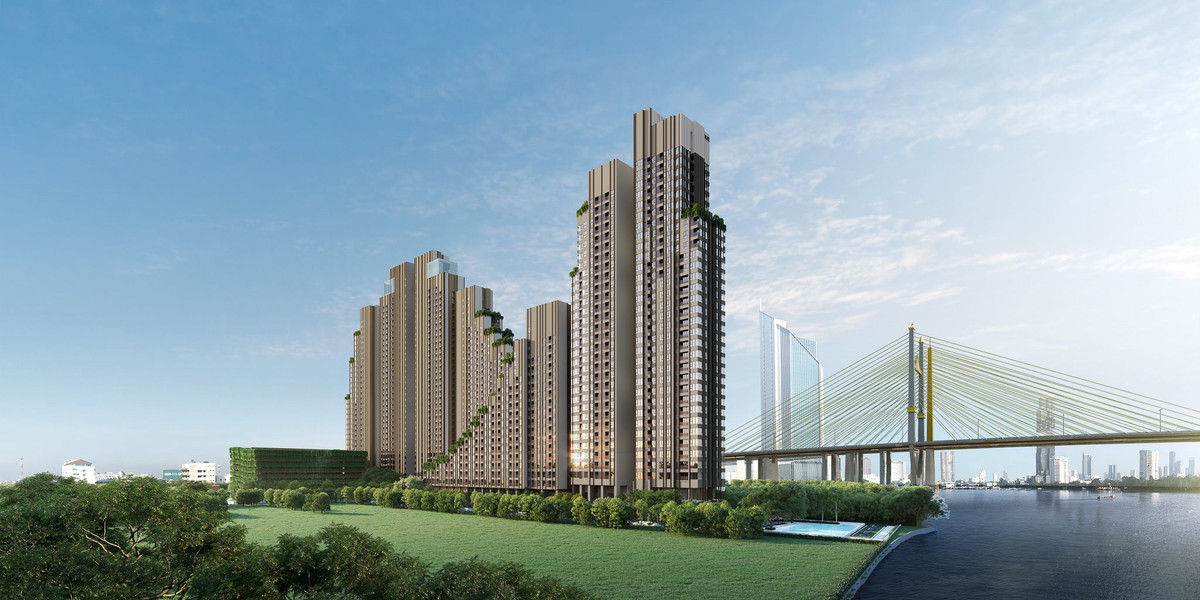 Studio New Condo City View Fully furnished Close to Rama 3 and Sathorn area,  Terminal 21 @ Nue Riverest Ratburana – รูปที่ 2