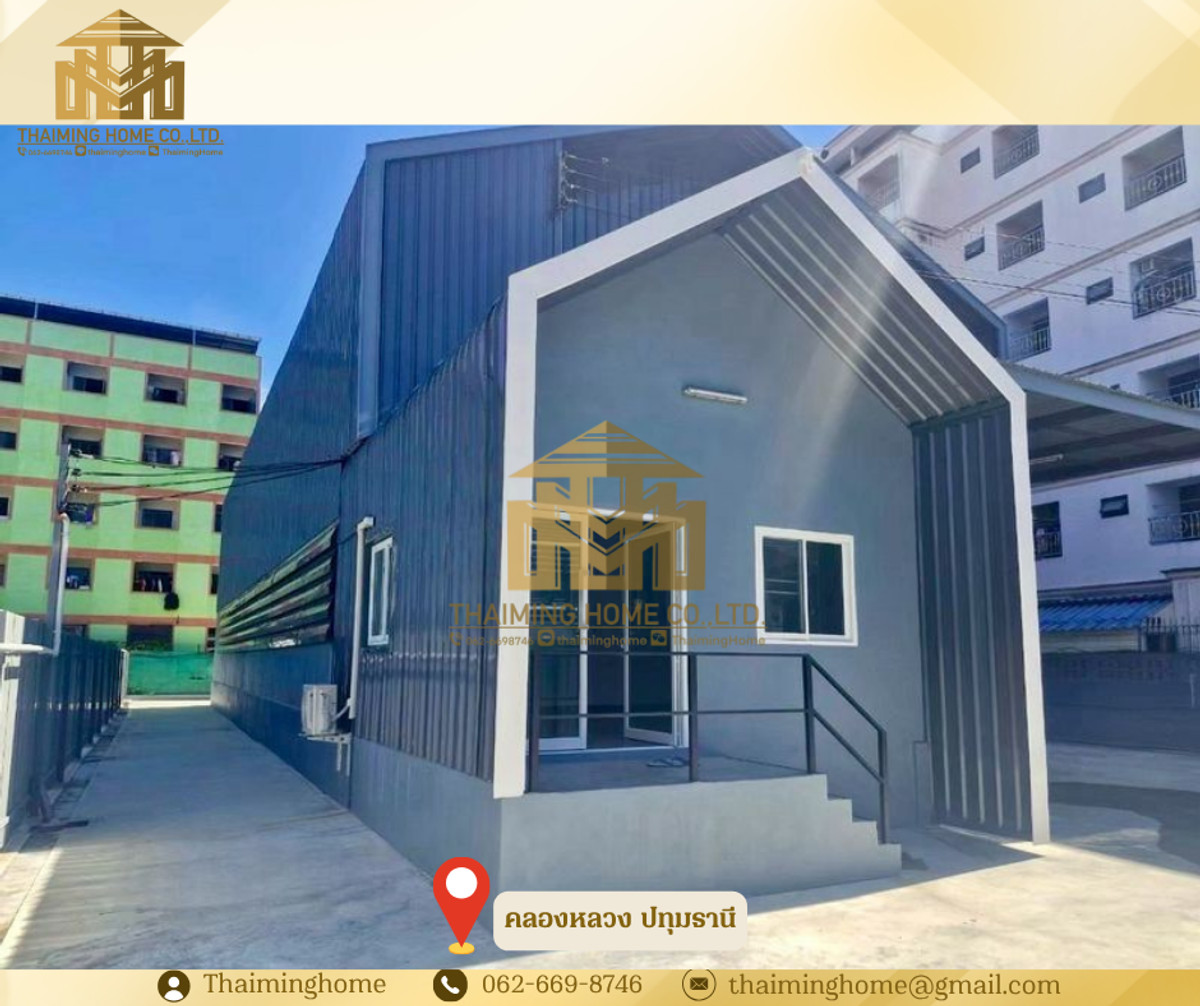 For rent: dark purple factory, 345 sq m, and office 24 sq m, Khlong Luang, Pathum Thani – รูปที่ 2