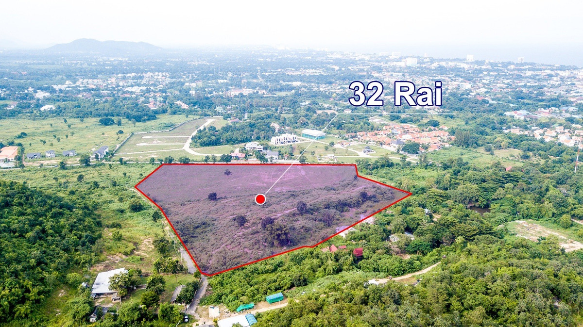 ที่ดินหัวหิน 32 ไร่ ทำเลศักยภาพ วิวภูเขา ใกล้เมือง เหมาะพัฒนาโครงการหรู / Wellness / Pool Villa – รูปที่ 4