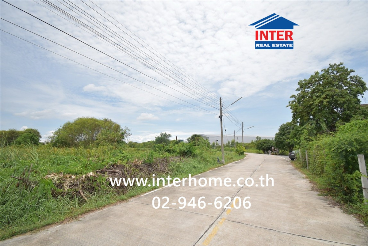 Empty land 4 rai 91 sq m. Empty land near Saen Phuda Temple. College of Innovation Management Technology Chachoengsao-Bang Pakong Road, Saenphuda Road, Ban Pho, Chachoengsao – รูปที่ 4