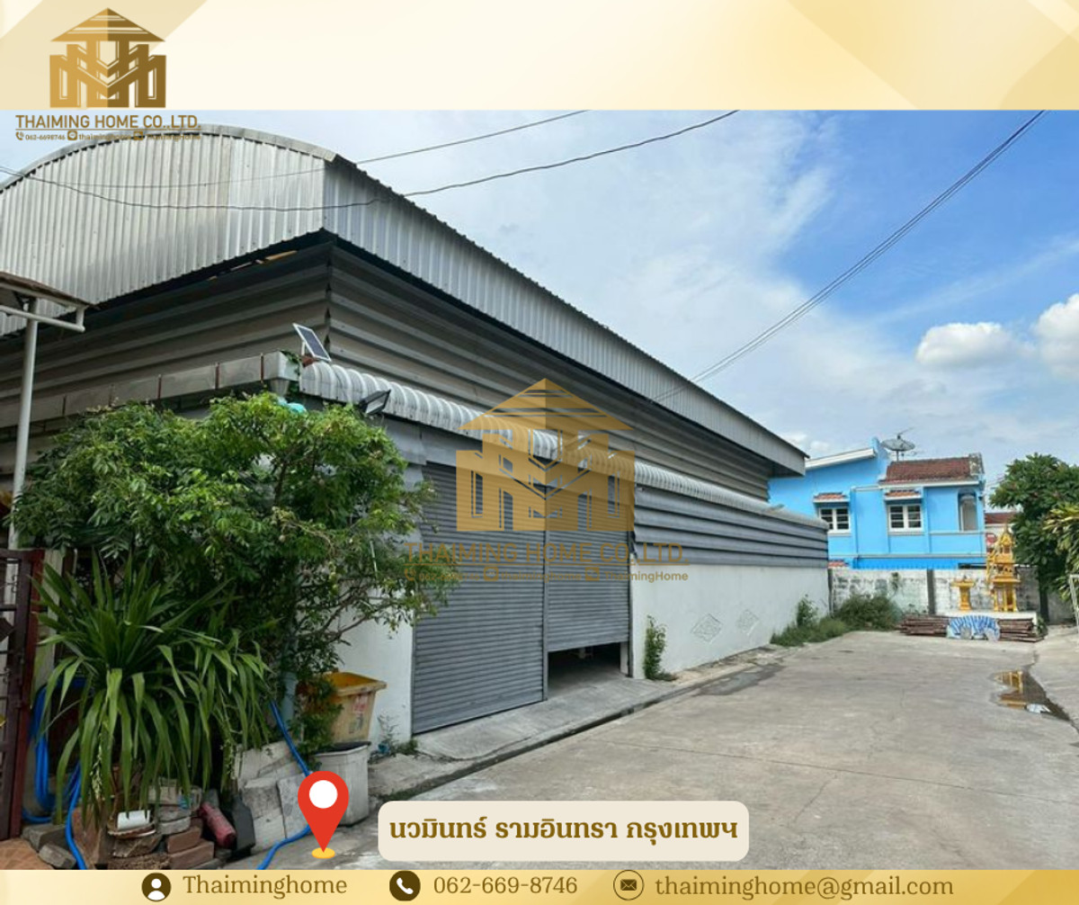โกดัง พร้อมออฟฟิศ ให้เช่า 300ตรม นวลจันทร์ นวมินทร์ รามอินทรา กรุงเทพ (TW8-16826)