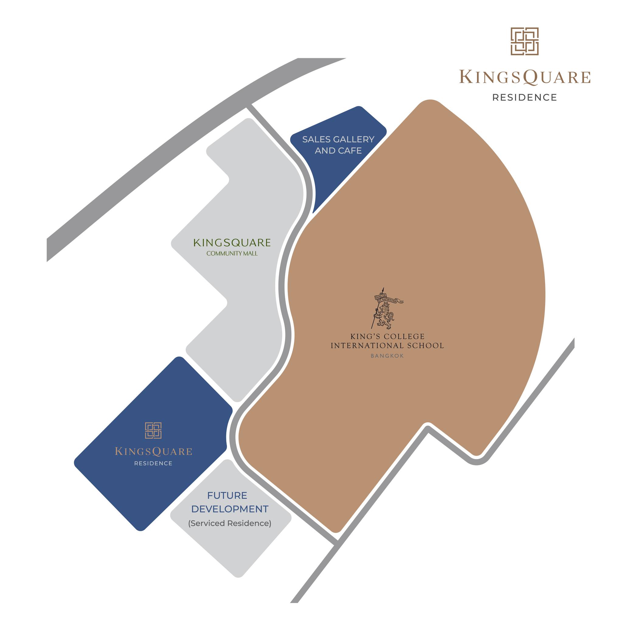 ขายดาวน์ KingsQuare Residence 103 ตรม 2 ห้องนอน ห้องมุม วิวเมือง + วิวโรงเรียนคิงส์ 210,000บาท/ตร.ม ถูกกว่าโครงการ--รับนายหน้าค่ะ – รูปที่ 4