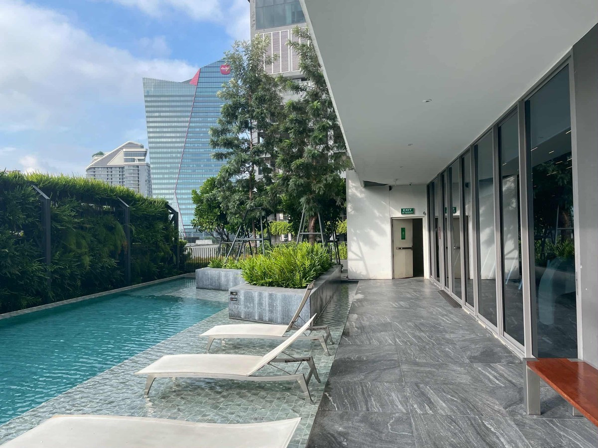 Condo for rent, Whizdom Inspire Sukhumvit, Sukhumvit Road, size 50.8 sq m, 2 bedrooms, 2 bathrooms, next to BTS Punnawithi, near True Digital Park, rental price 35,000 baht/month.