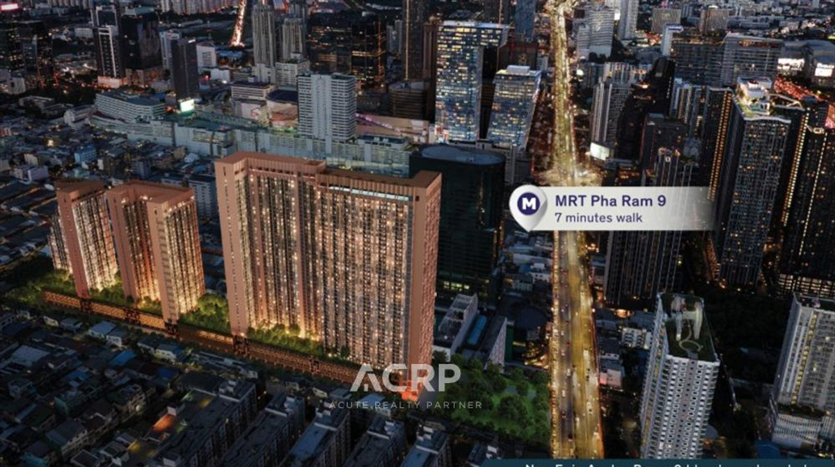 โครงการใหม่ใจกลาง New CBD | NUE Epic Asoke-Rama 9 Central rama9 MRT Rama 9 ดีลลับส่วนลดสูง 1 ลบ.