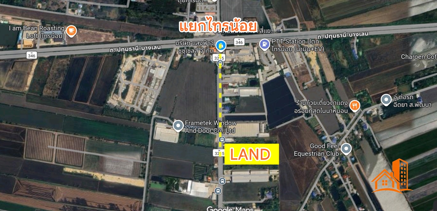 ที่ดิน 18-0-0 ไร่ คลองขวาง ไทรน้อย นนทบุรี ที่ดิน 18-0-0 ไร่ คลองขวาง ไทรน้อย นนทบุรี